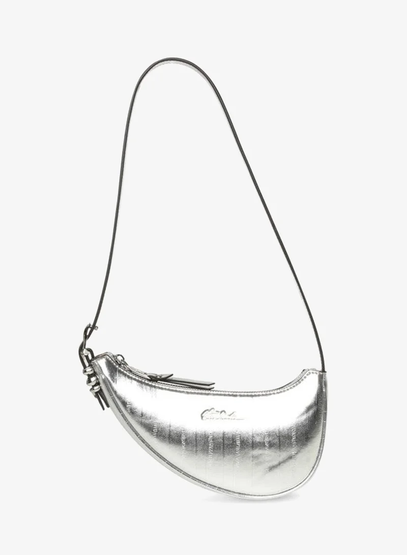 Steve Madden Bicy-E-Sil Women's Silver Shoulder Bag