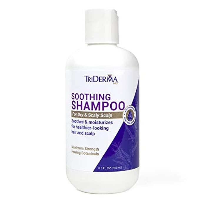 TriDerma Soothing Shampoo For Dry Scalp, Maximum Strength, Coal Tar Free, All Hair Types, 8.3 oz - Image 1