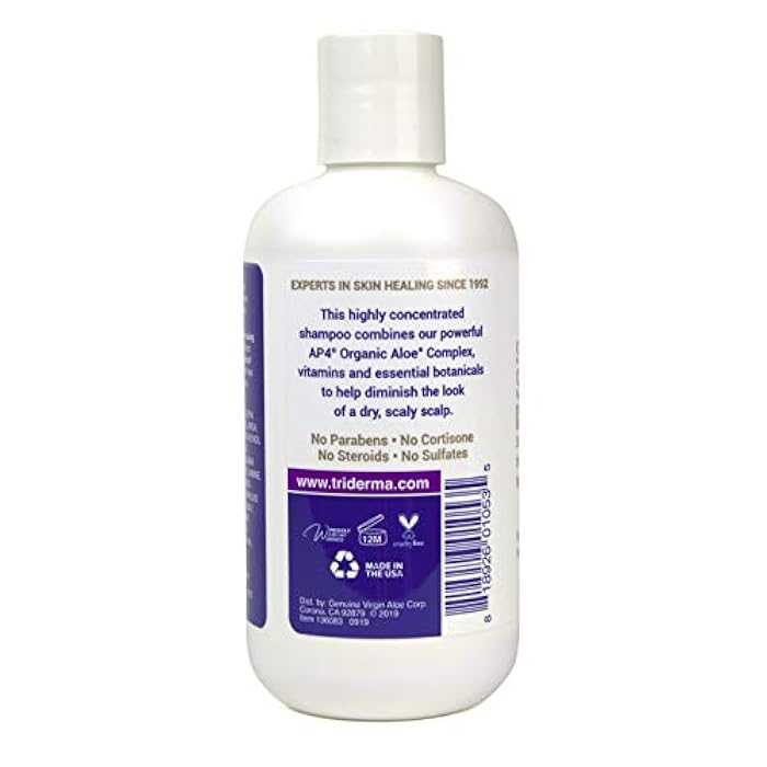 TriDerma Soothing Shampoo For Dry Scalp, Maximum Strength, Coal Tar Free, All Hair Types, 8.3 oz - Image 5