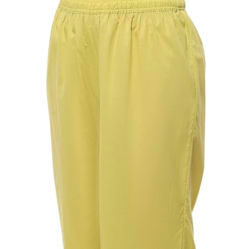 Biba Women Green Modal Blend Straight Kurta Set_32 - Image 3
