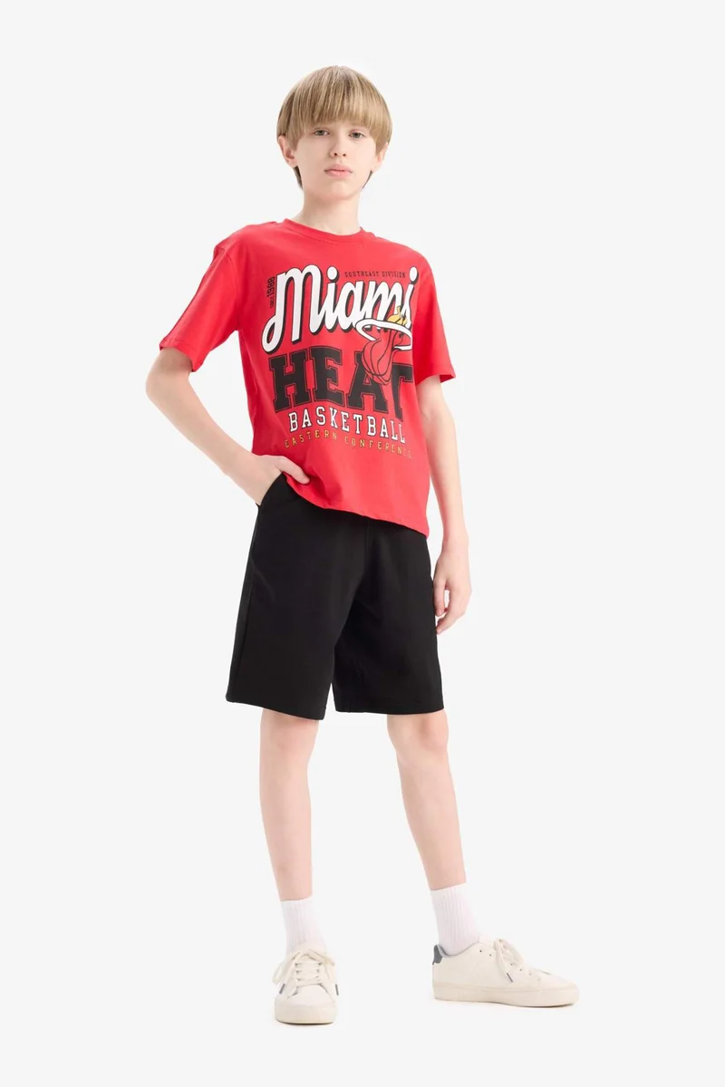 DeFacto Boy Regular Fit Sweatshirt Fabric Shorts