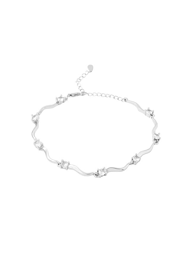 YELLOW CHIMES - Bracelet For Women Silver Ycfjbr 335Sd Sl - Image 1