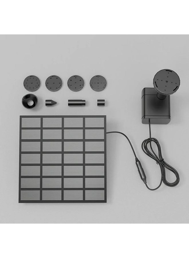 1.5W Mini Solar Fountain Pump Set With Six Nozzles For Fish Ponds Gardens Bird Baths - Image 1