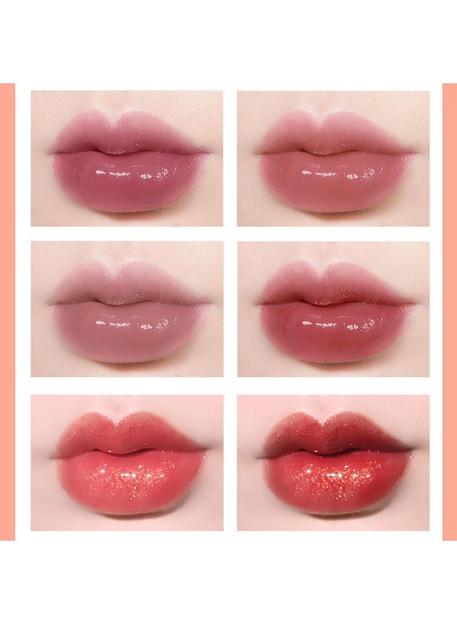 Alisesun 10 Colors Lip Tint Stain Set Korean Plumping Lip Gloss Watery Lip Stain Multiuse For Mini Liquid Lipstick & Cheek Tint Long Lasting Vivid Color 01 - Image 4