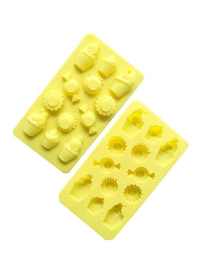 Sharpdo Silicone Cake Mould Yellow 21.2x12x1.8cm - Image 3