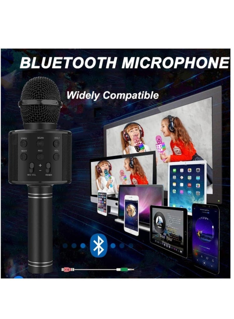 Bluetooth Karaoke Microphone Wireless,Portable Singing Microphone for Kids Adults,Karaoke Machine for Kids Toys,Birthday Gifts Ideas - Image 3
