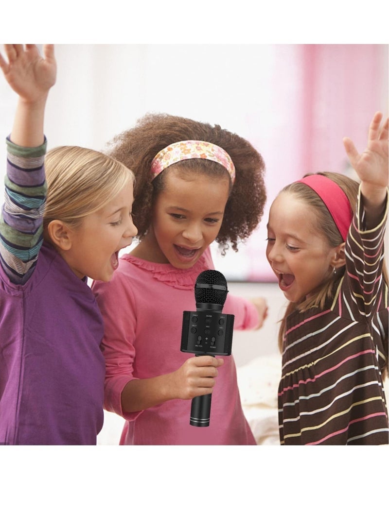 Bluetooth Karaoke Microphone Wireless,Portable Singing Microphone for Kids Adults,Karaoke Machine for Kids Toys,Birthday Gifts Ideas - Image 2