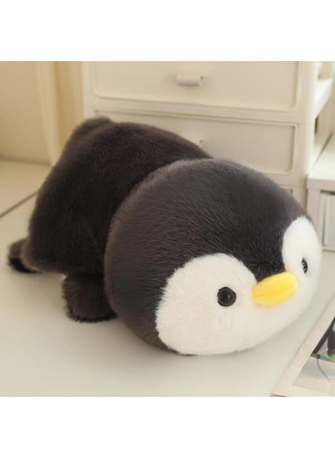 Adorable Realistic Plush Toy Raccoon Transform Birthday Gift Soft Stuffed Animal Doll Available Short Plush Material-Specifications:25cm-Color:Panda Flip Grey Penguin  - Image 1