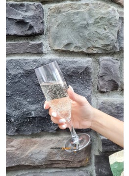 Hubby Chef Unbreakable Glass Marin Champagne Glass Goblet Set of 6  - Image 2