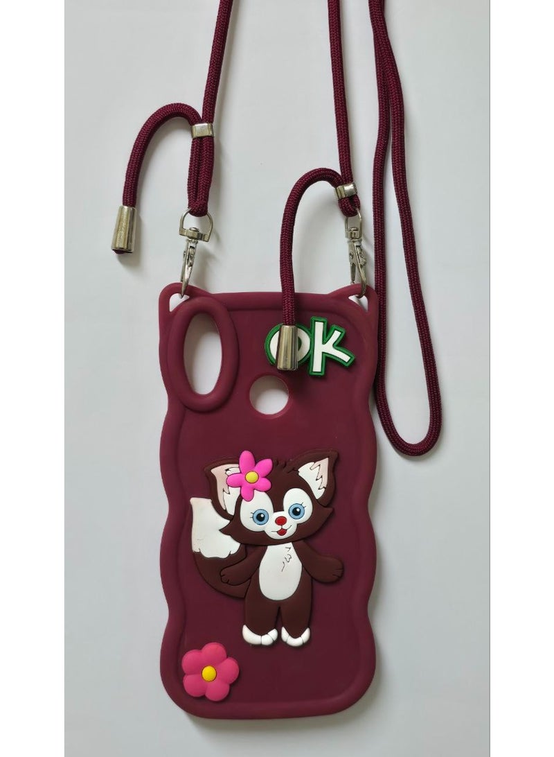 Elegant Back Case With a Distinctive Cartoon Design Compatible With The Phone HUAWEI Y9 2019 With A Crossbody Chain - A Great Choice For Girls . - Image 2