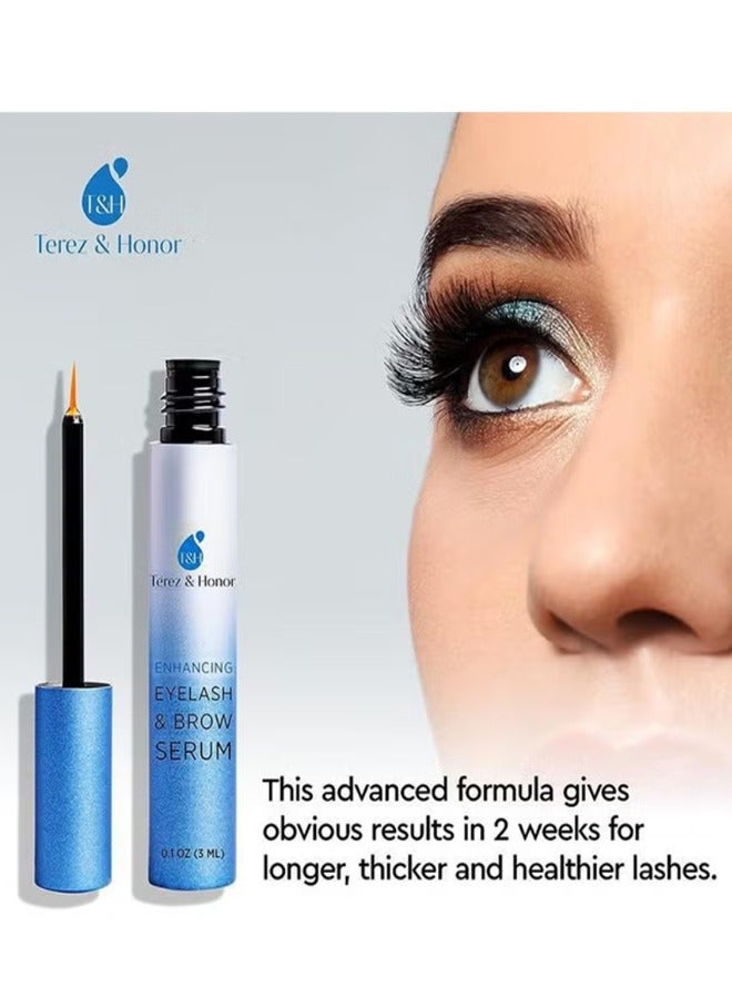 TEREZ & HONOR Natural Eyelash Growth Serum and Brow Enhancer to Grow Thicker, Longer Lashes for Long, Luscious Lashes and Eyebrows[3ml] - Image 2