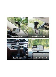 erorex Rotatable Dashboard Magnetic Phone Holder for Car, Magsafe Car Mount for Dashboard and More Places, Universal Mobile Phone Holder Compatible with iPhone 15 14 13 12 Bendable Memory Alloy  - Image 5