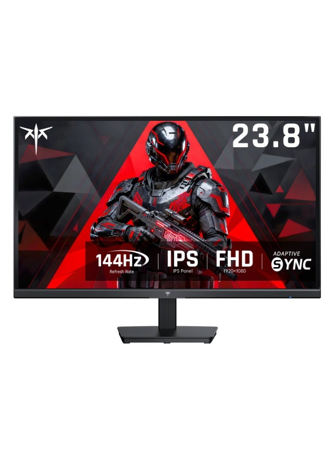 KTC 24 Inch Computer Monitor, FHD 144Hz Office Gaming Monitor, IPS, Adaptive-Sync, HDMI & DP Port, 1500:1 Contrast Ratio, Bluelight Filter, Tilt Adjustable, H24B9S - Image 1