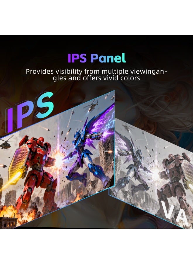 KTC 24 Inch Computer Monitor, FHD 144Hz Office Gaming Monitor, IPS, Adaptive-Sync, HDMI & DP Port, 1500:1 Contrast Ratio, Bluelight Filter, Tilt Adjustable, H24B9S - Image 4