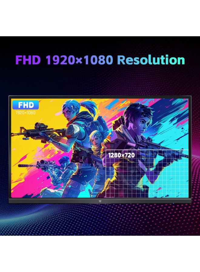 KTC 24 Inch Computer Monitor, FHD 144Hz Office Gaming Monitor, IPS, Adaptive-Sync, HDMI & DP Port, 1500:1 Contrast Ratio, Bluelight Filter, Tilt Adjustable, H24B9S - Image 5