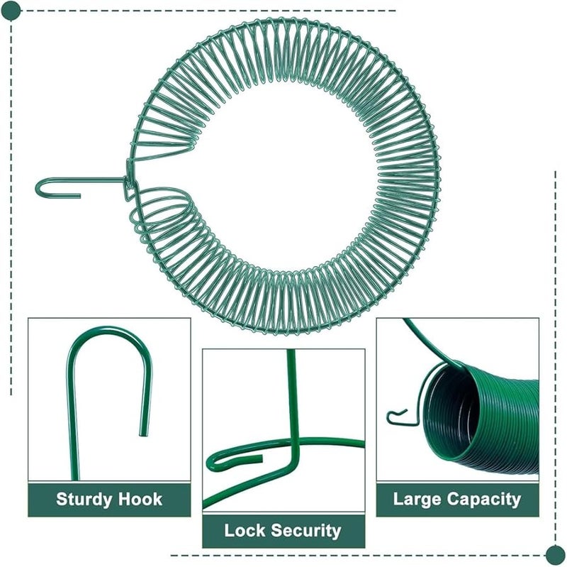 Solid Steel Peanut Wreath Bird Feeder 16 Inch Rust Waterproof With Hook - Image 5