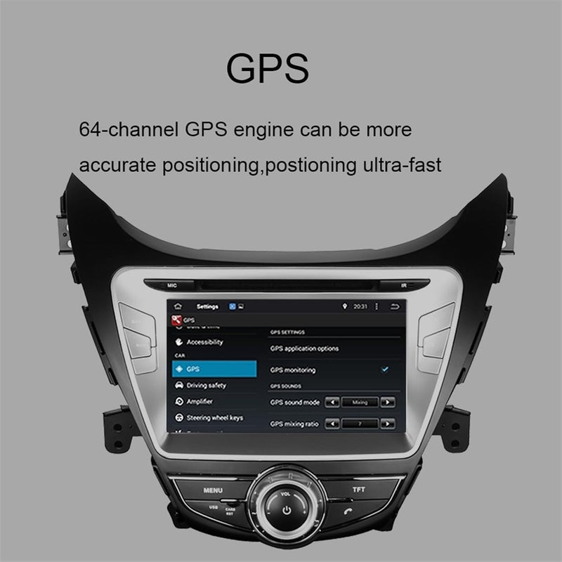 Wivplex 8'' Android 9.0 Car Multimedia Player for Hyundai Elantra - Image 4