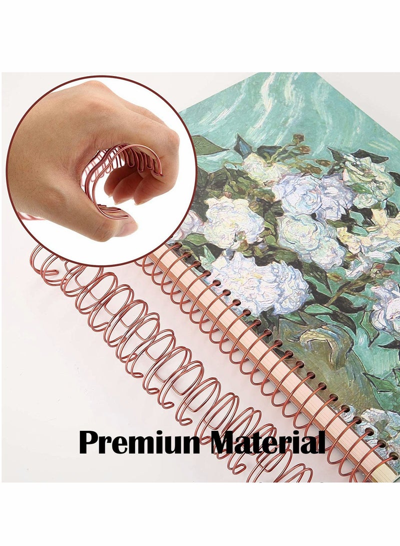 20 Pcs Twin Loop Wire Binding Spines 1 Inch 23 Holes Binder Combs for Secure Document Binding - Image 2