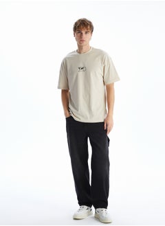 LC WAIKIKI Crew Neck Short Sleeve Printed Combed Cotton Men'S T-Shirt  - Image 2