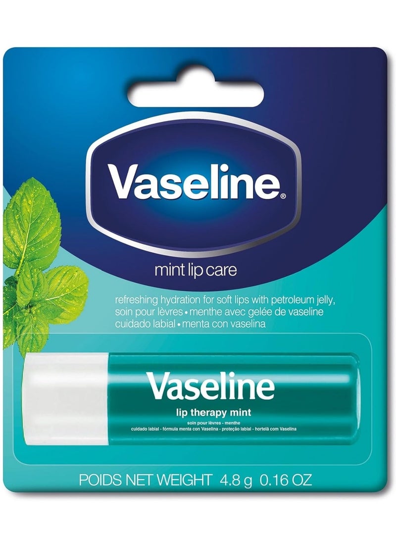 Vaseline Lip Therapy Mint Flavor Balm, 4.8 grams - Image 1