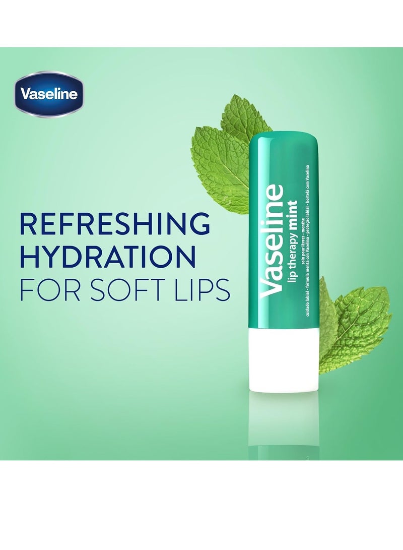 Vaseline Lip Therapy Mint Flavor Balm, 4.8 grams - Image 2