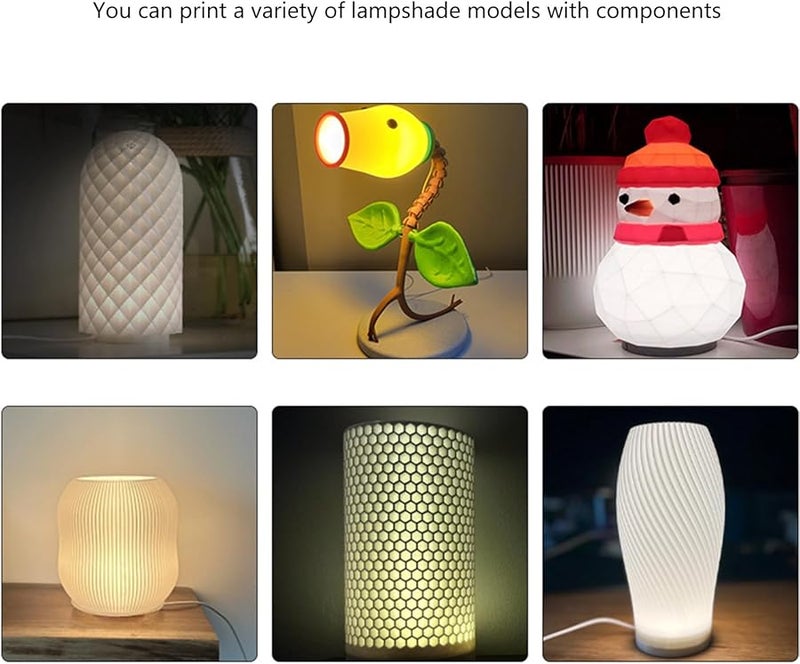 Creative LED Lighting For Crafting White Nightlight Models Printers Accessories - Image 5