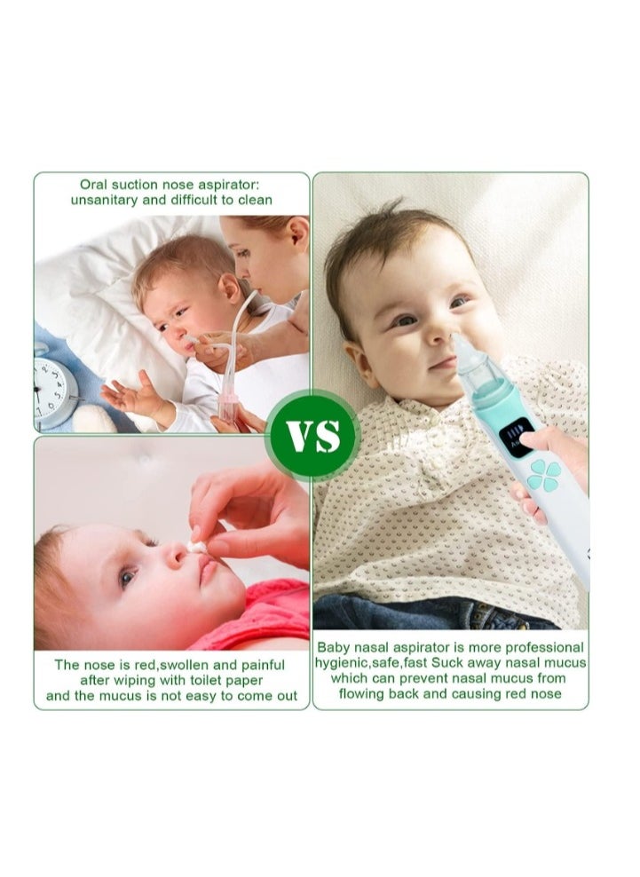 OASIS-TH - Automatic Baby Nasal Aspirator Nasal Vacuum Cleaner For Infant Safety Electric Silent Cleaner - Image 1