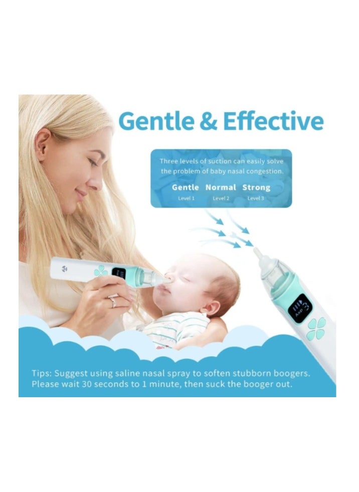 OASIS-TH - Automatic Baby Nasal Aspirator Nasal Vacuum Cleaner For Infant Safety Electric Silent Cleaner - Image 1