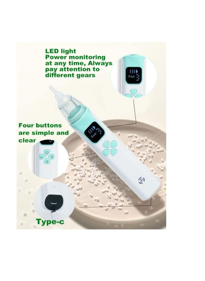 OASIS-TH - Automatic Baby Nasal Aspirator Nasal Vacuum Cleaner For Infant Safety Electric Silent Cleaner - Image 1
