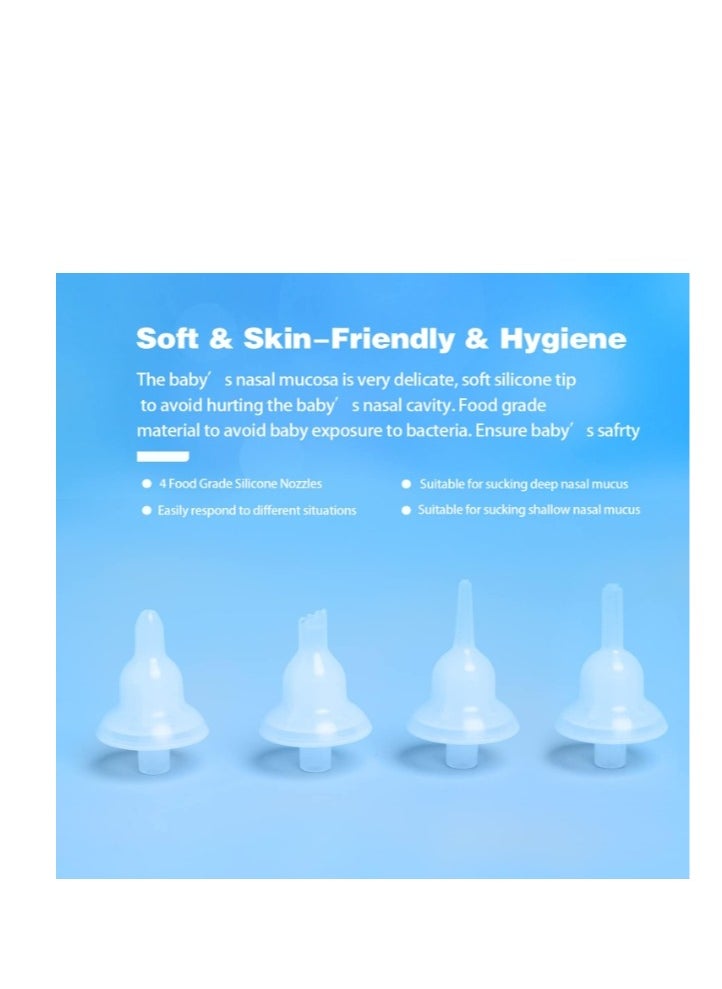 OASIS-TH - Automatic Baby Nasal Aspirator Nasal Vacuum Cleaner For Infant Safety Electric Silent Cleaner - Image 1
