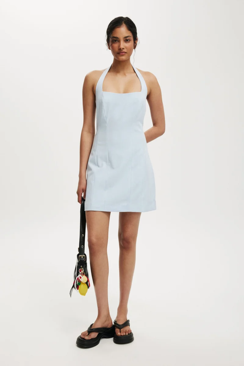 Cotton On IZZY HALTER SUITING DRESS