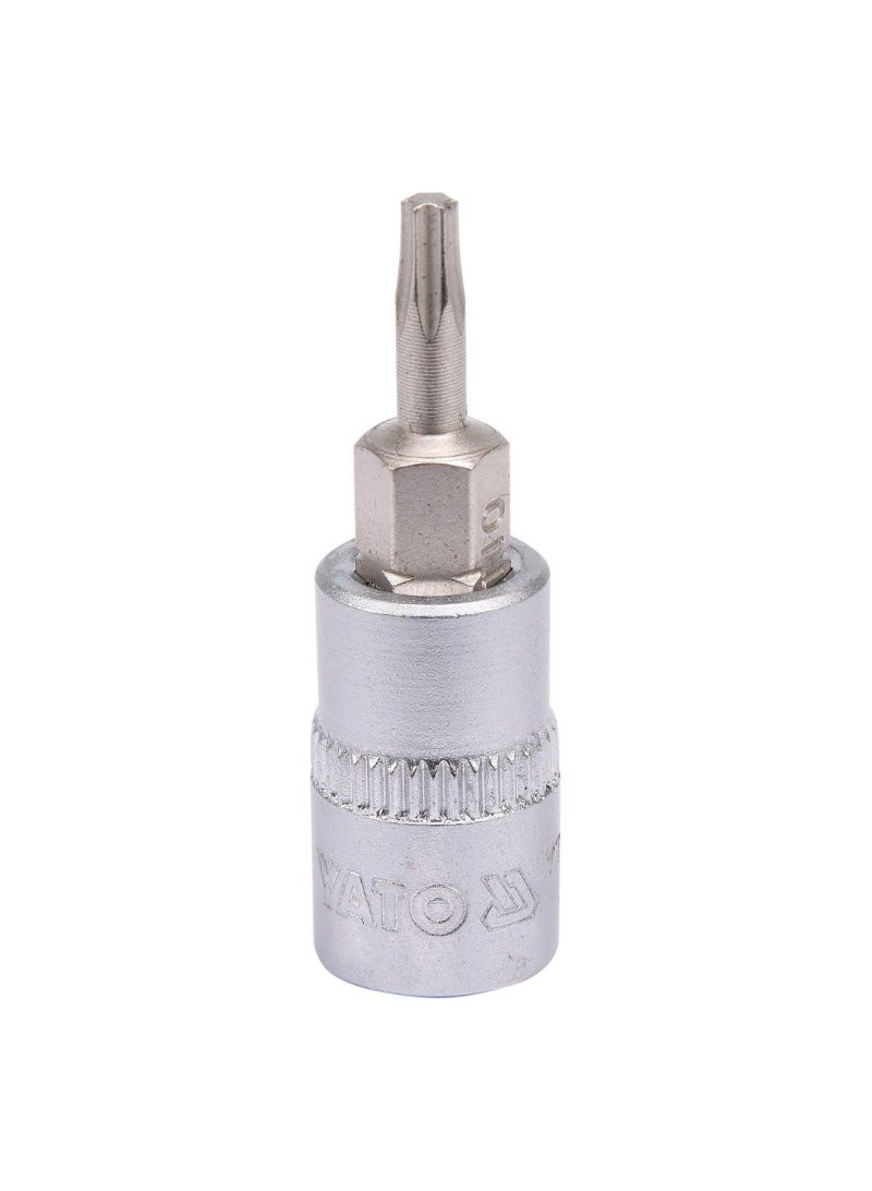 YATO Socket Bit 1/4" Torx T10 L=37mm YT-04302