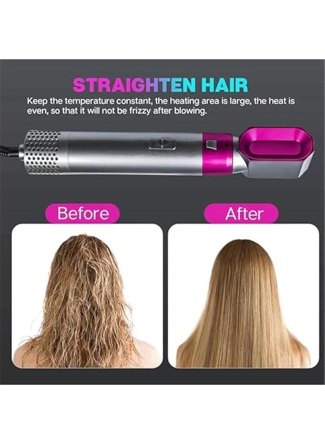 Beauenty 5-in-1 Hot Air Hair Dryer and Curler Tool Set – Multi-Function Hair Styler for Curling, Drying, Straightening, Volumizing, and Smoothing with Interchangeable Attachments - Image 3