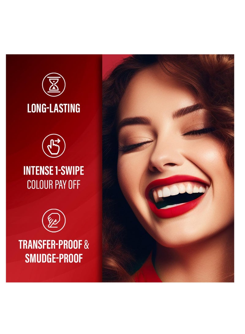 فايسز كندا أحمر الشفاه السائل كومفي مات واو من فيسيز كندا، بلوم باشن 3.8 مل، تطبيق بتمريرة واحدة، ذو صبغة عالية، مريح، ينساب بسلاسة ويدوم طويلاً ومقاوم للنقل - Image 2