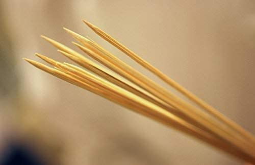 EOS- BUILDING TRUST EOS- Bamboo BBQ Sticks/Kebab Sticks/Wooden skewers/Bamboo Skewers/Roasting Oven, Microwave and Pan, BBQ Friendly for Kabab, Paneer Tikka, Seekh, Barbeque, and Grilling 6 inches (2.3mm Thickness) - Image 2