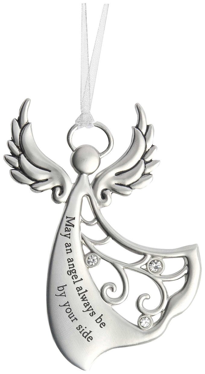 ANGELS BY YOUR SIDE ORNAMENT MAY AN ANGEL ALWAYS BE BY YOUR SIDE