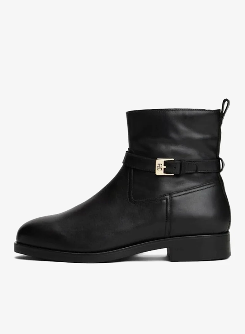 تومي هيلفيغر بوت جلدي برباط