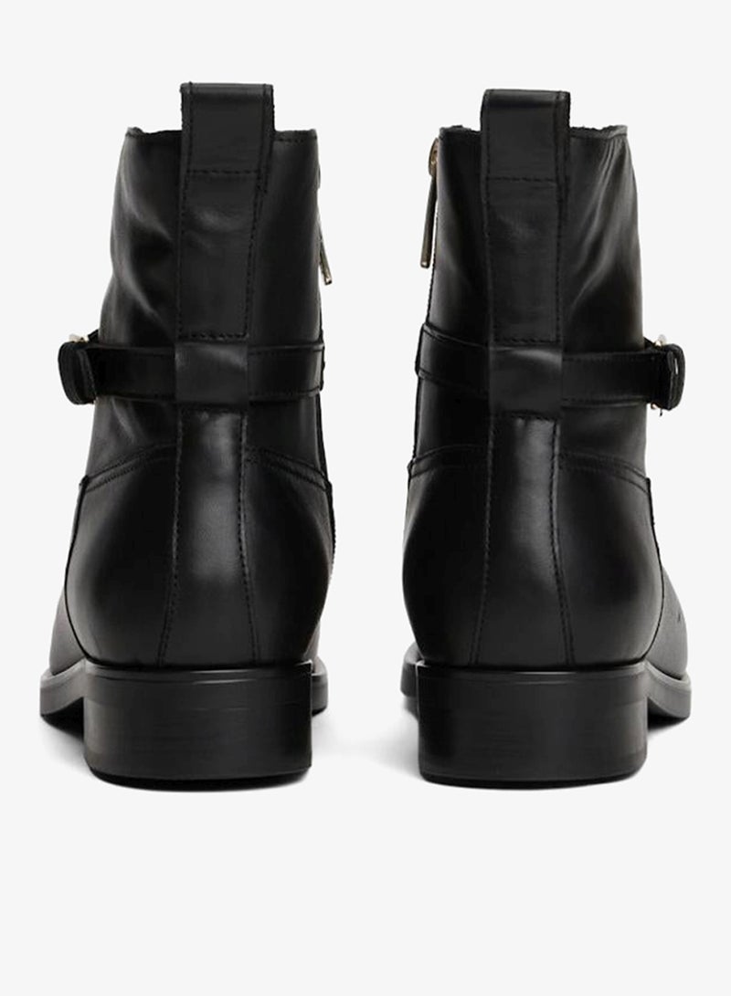 تومي هيلفيغر بوت جلدي برباط - Image 4