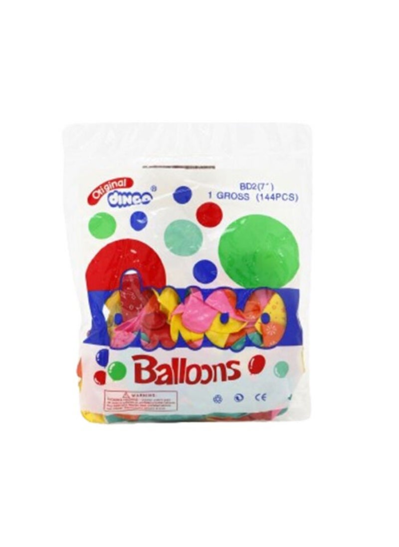 Dingo - Rubber Balloon 70Pkt 7 inch 6Gm - Image 1