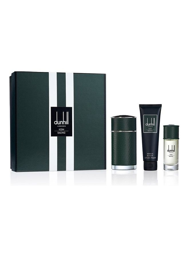 مجموعة هدية مكونة من 3 عبوات عطر آيكون ريسينج 100+30+90ملليلتر