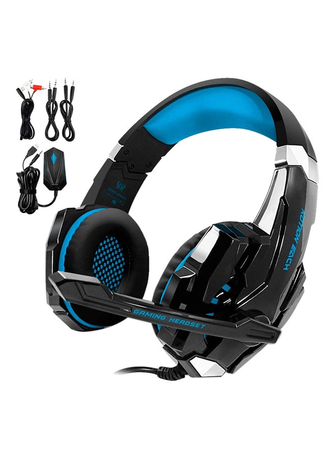 KOTION EACH Over-Ear Gaming Wired Headset With Mic For PS4 /PS5 /XOne /XSeries /Nswitch /PC - Image 1