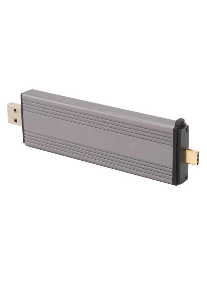 Thoraya M.2 Nvme PCIE/NGFF SATA SSD Enclosure Dual Protocol SSD Enclosure USB3.2 Gen2+Type-c Dual Connector Portable Aluminum Alloy Hard Drive Enclosure  - Image 3