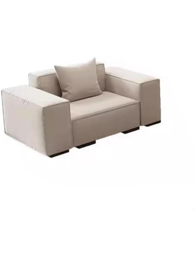 Comfynest Modern Sofa with Tech Cloth Upholstery and Standard Size-119.38 x 88.9 x 66.04 cm White