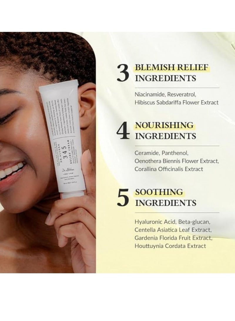 Dr.althea كريم دكتور ألثيا 345 لتخفيف جميع أنواع البشرة، مرطب يومي للوجه، كريم إصلاح مكثف ريسفيراترول، رعاية تخفيف العيوب، استعادة وراحة وترطيب مع النياسيناميد، بانثينول، العناية بالبشرة النباتية لجميع أنواع البشرة - 1.69 أونصة سائلة / 50 مل - Image 2
