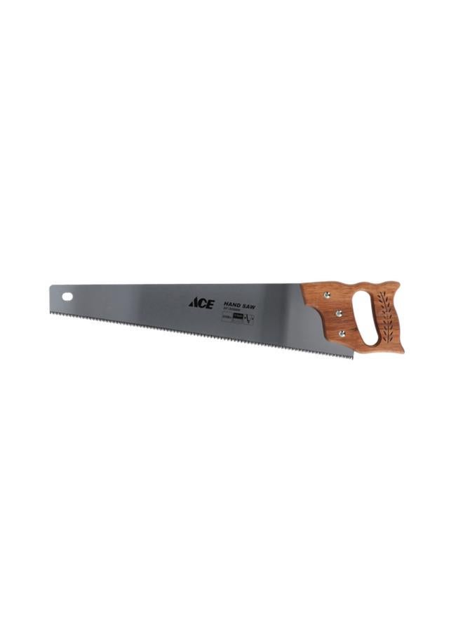 ACE 9-TPI Hardened and Tempered Hardwood Grip Crosscut Saw Silver and Brown 508mm XM18010599 - Image 2