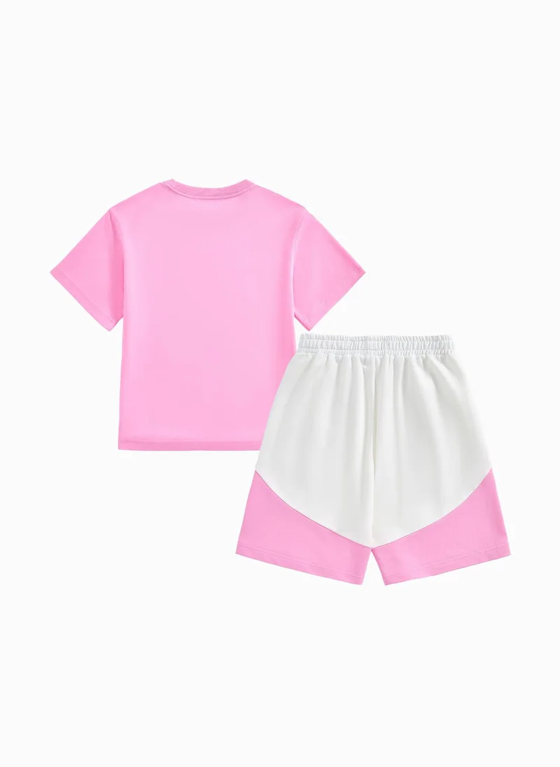 بالابالا Kids Unisex Knit Short Sleeve Suit