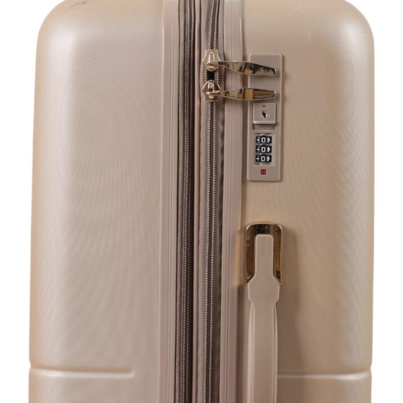 DIMA 5-piece luggage set, including 3 trolley bags and 2 makeup bags, with double covers and an expansion zipper - Image 4