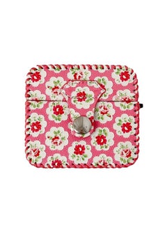 Case Cover For AirPods 3 PU Leather Wireless Earphone Case Little Red Flower