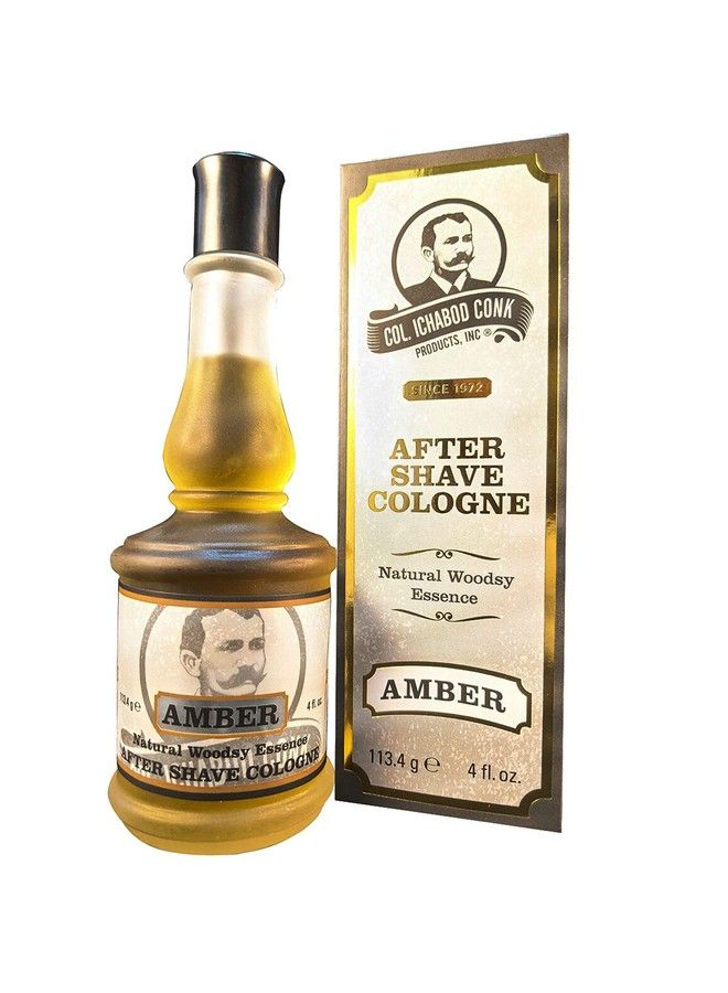 Colonel Conk كولونيل إيشابود كونك كولونيا بعد الحلاقة برائحة العنبر 4 أونصة سائلة زجاجية من كولونيل كونك - Image 1