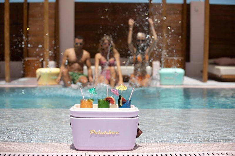 Polarbox ® Original 20L Cooler Box - Portable Thermal Cooler for Outdoor Activities - Camping, BBQ, Fishing, Beach, Picnic Mini Cooler - (Lilac - Yellow Classic, 20L) - Image 5